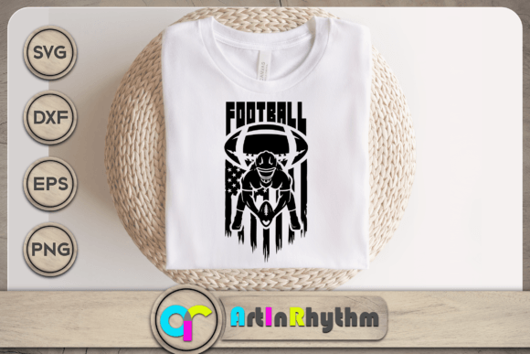 American Football Player Svg: Graphics for Crafts & Web