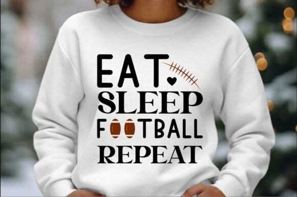 Eat Sleep Football SVG Design Review