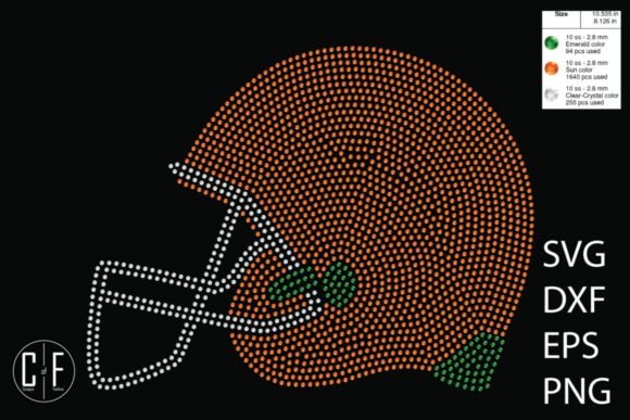 Football Helmet Rhinestone Template: A Crafty Graphic for Bold Blog Branding
