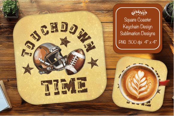Football Square Coaster PNG Touchdown: A Crafts & Graphics Designer’s Review