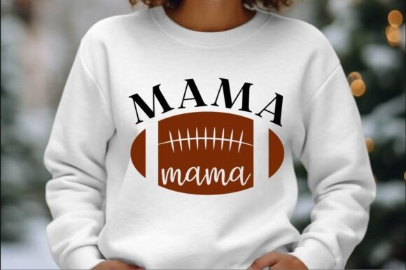 Mama SVG & Football Design – Crafts & Graphics for T-Shirt Sellers