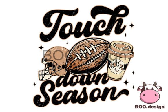 Touch Down Season PNG: A Seasonal Graphic for Crafts & Creative Design Projects